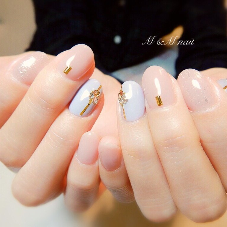 冬 お正月 ハンド グレージュ グレー Mandmnailのネイルデザイン No ネイルブック