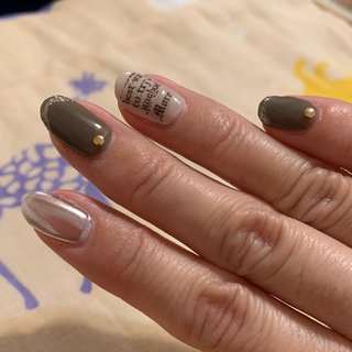 ミラーネイル 英語のネイルデザイン ネイルブック