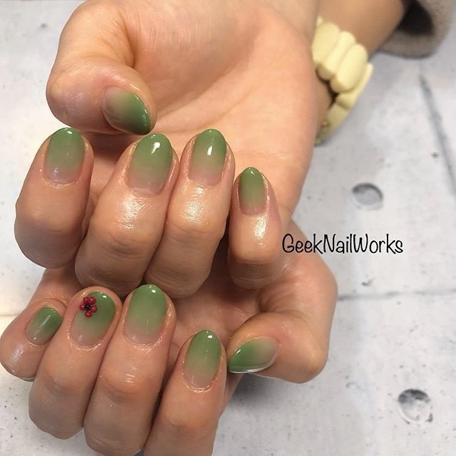 オールシーズン お正月 ハンド グラデーション 3d Rinaのネイルデザイン No ネイルブック