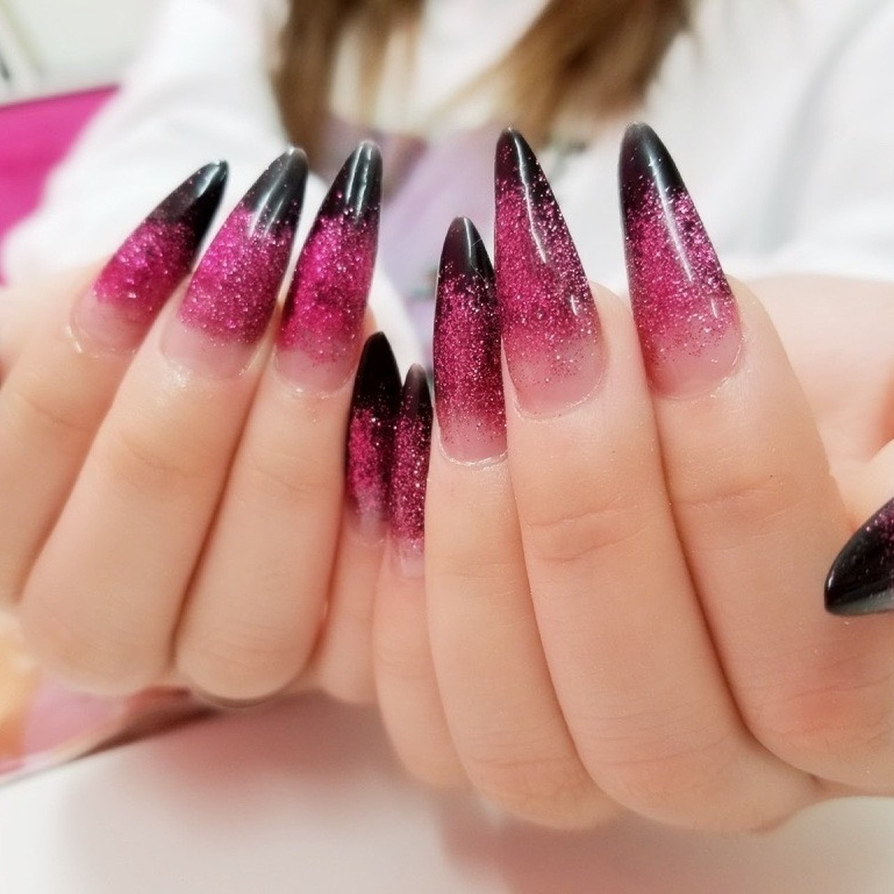 オールシーズン ハンド グラデーション ラメ ワンカラー Feel Nail Salon Bisのネイルデザイン No ネイル ブック