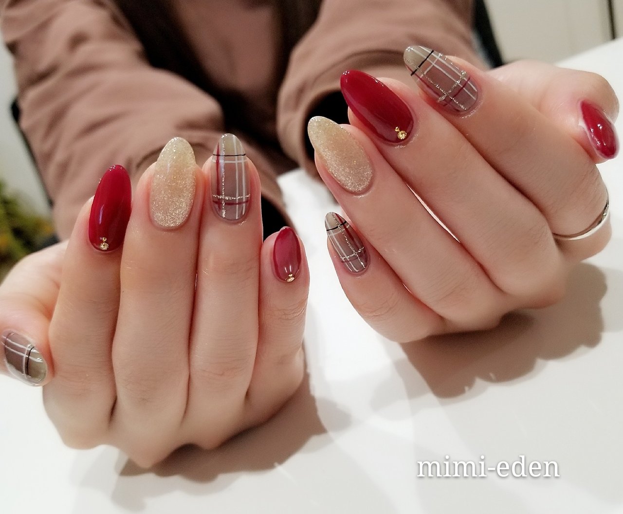 秋 冬 デート 女子会 ハンド Nail Mimiedenのネイルデザイン No ネイルブック