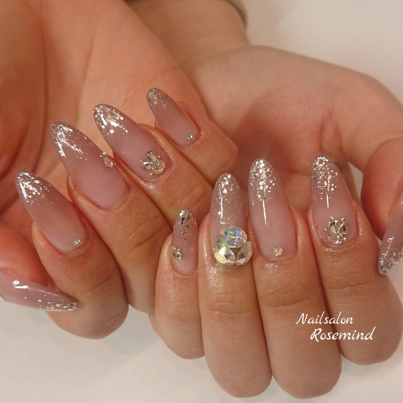 冬 パーティー デート ハンド グラデーション Nail Rosemindのネイルデザイン No ネイルブック