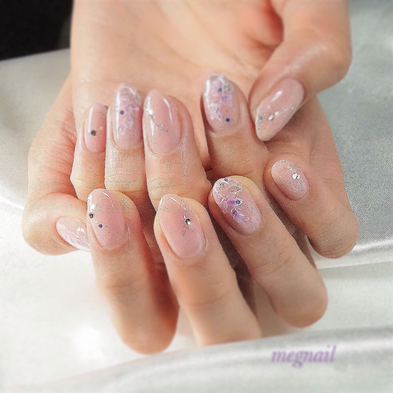 春 オールシーズン オフィス ブライダル ハンド Megnailのネイルデザイン No ネイルブック