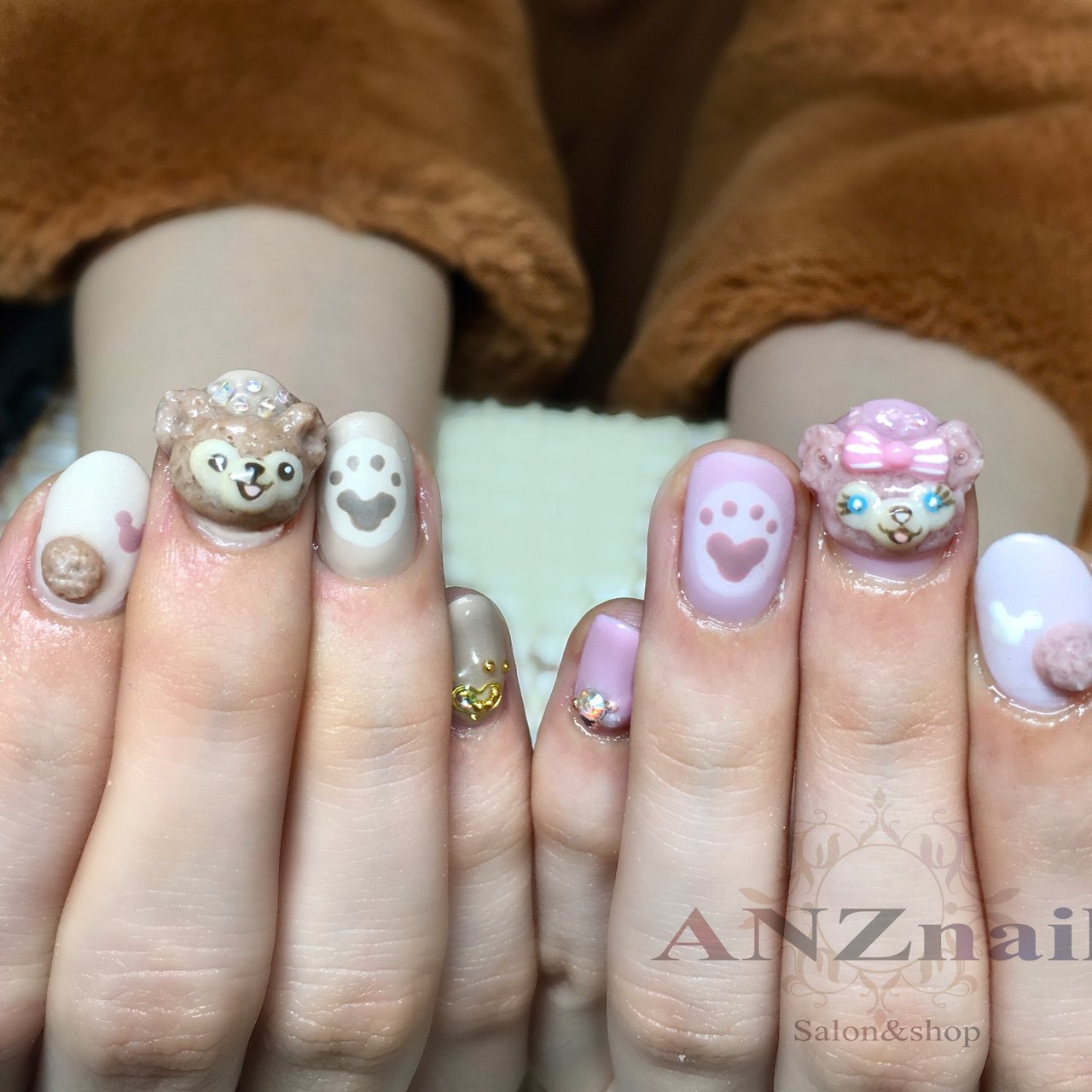 冬 オールシーズン バレンタイン デート ハンド Anznail 旭川市ネイルサロン ネイリストあんず のネイルデザイン No ネイルブック