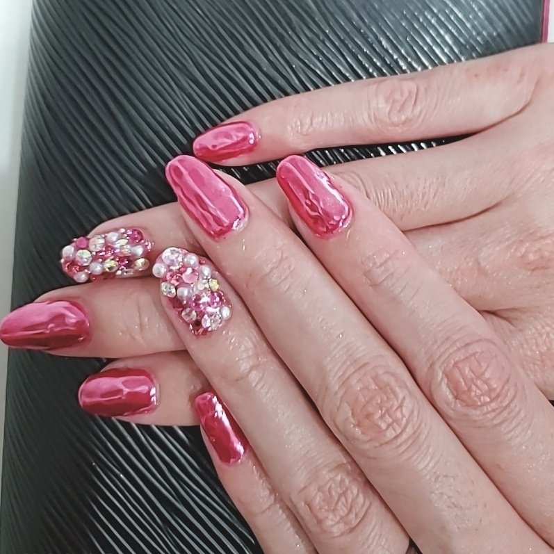 オールシーズン ハンド ワンカラー ロング ピンク つづきのぞみのネイルデザイン No ネイルブック