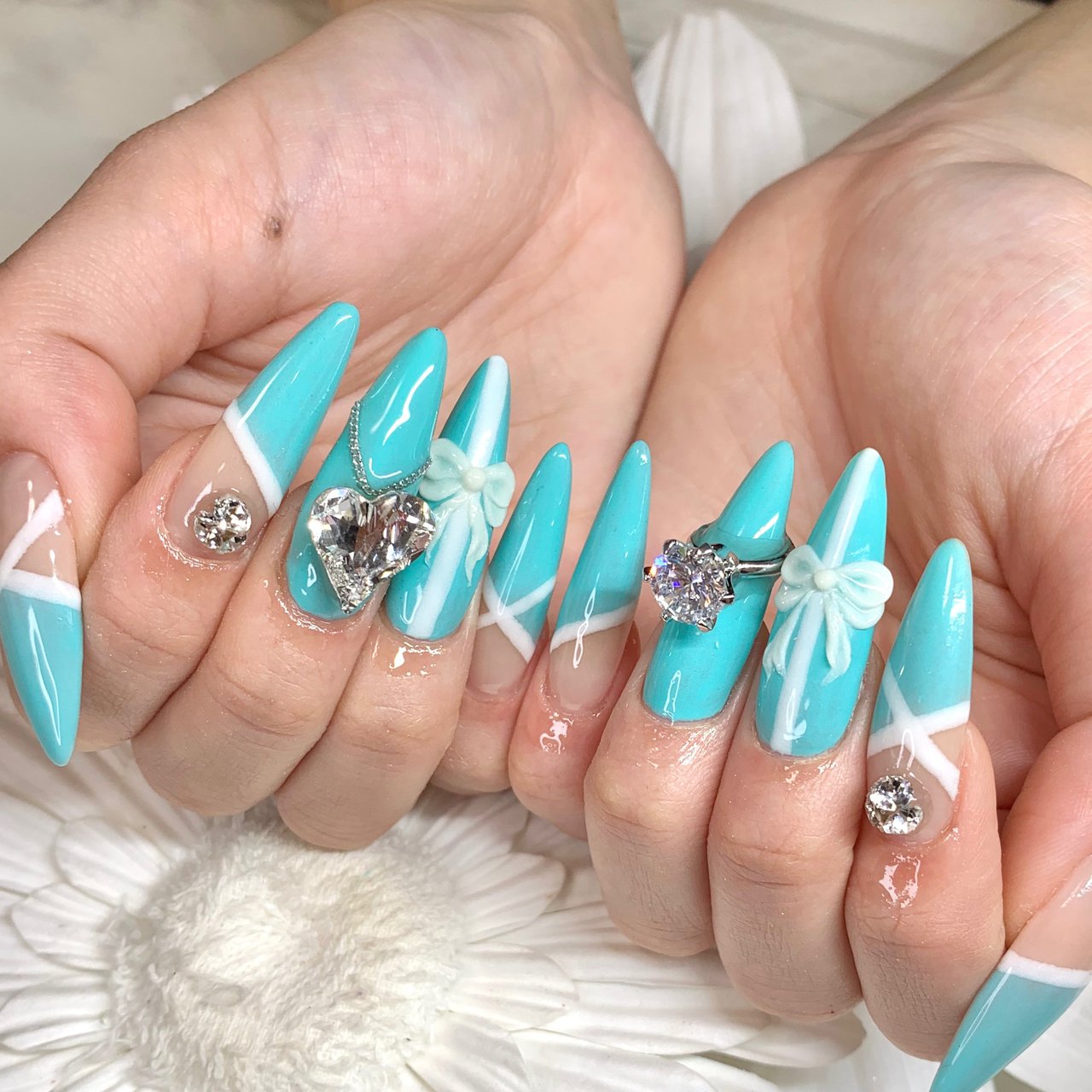 オールシーズン 成人式 ブライダル パーティー ハンド Eriのネイルデザイン No ネイルブック