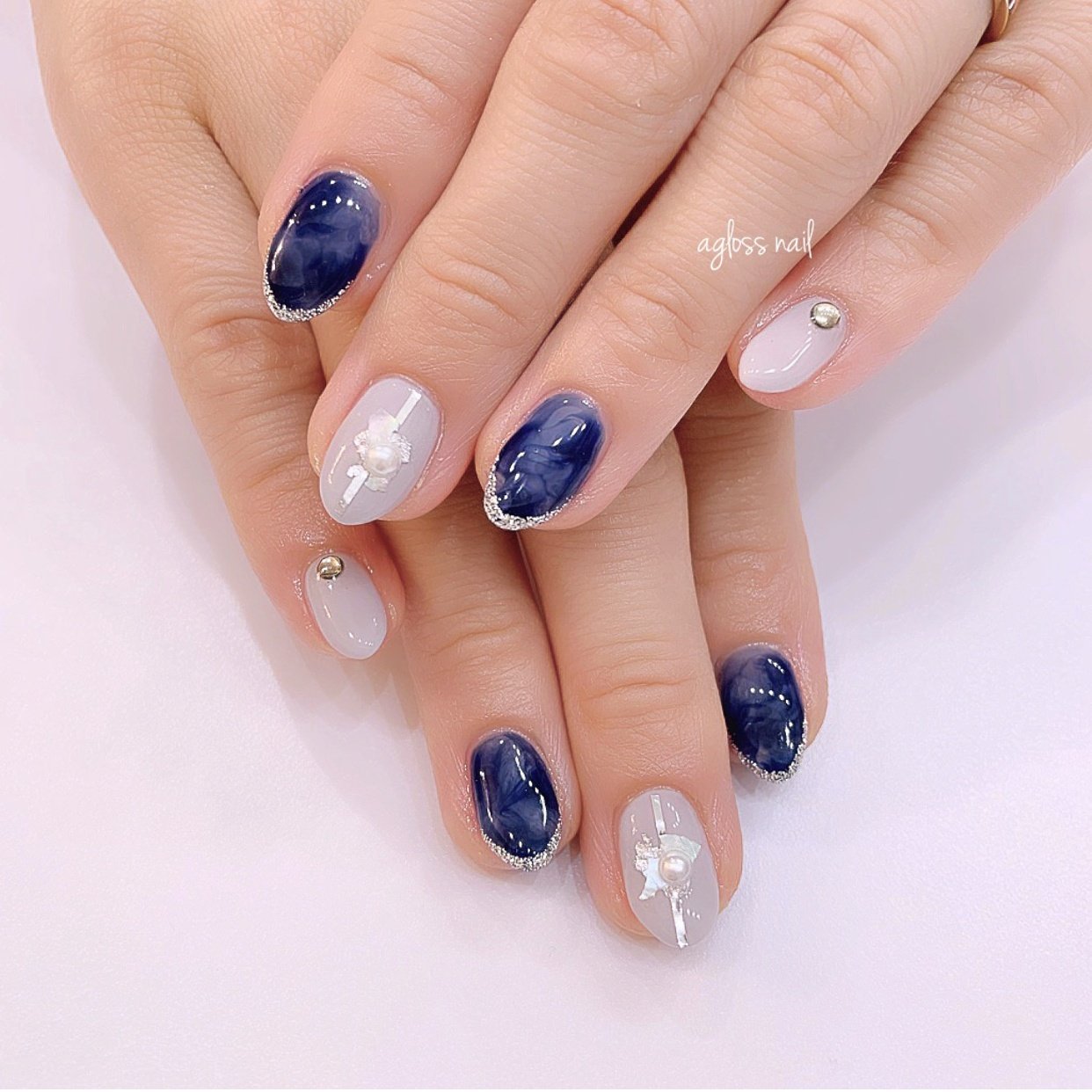 春 夏 秋 冬 ハンド Agloss Nailのネイルデザイン No ネイルブック