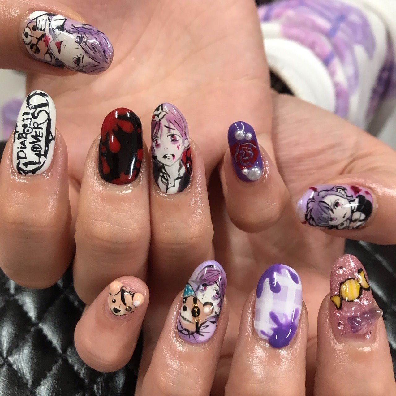 ネイルパーツ☆ 聖〜プロフィール必読〜様 オールシーズン/パーティー/ハンド/痛ネイル/キャラクター