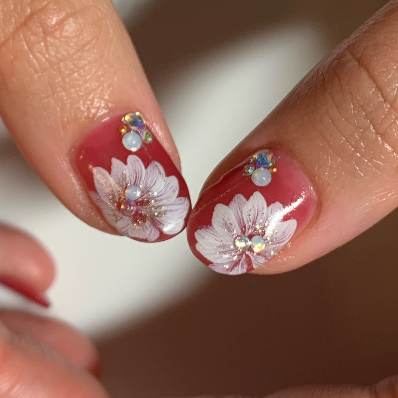 レッド ボルドー Nail Diary ダイアリー のネイルデザイン No ネイルブック