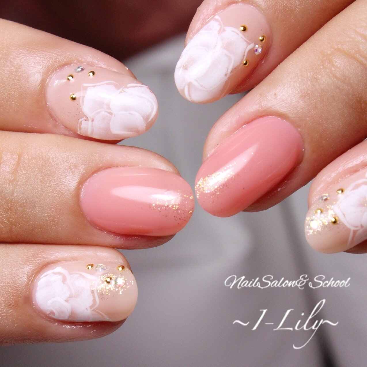 春 オールシーズン バレンタイン 卒業式 ハンド Nailsalon School I Lily アイ リリーのネイル デザイン No ネイルブック