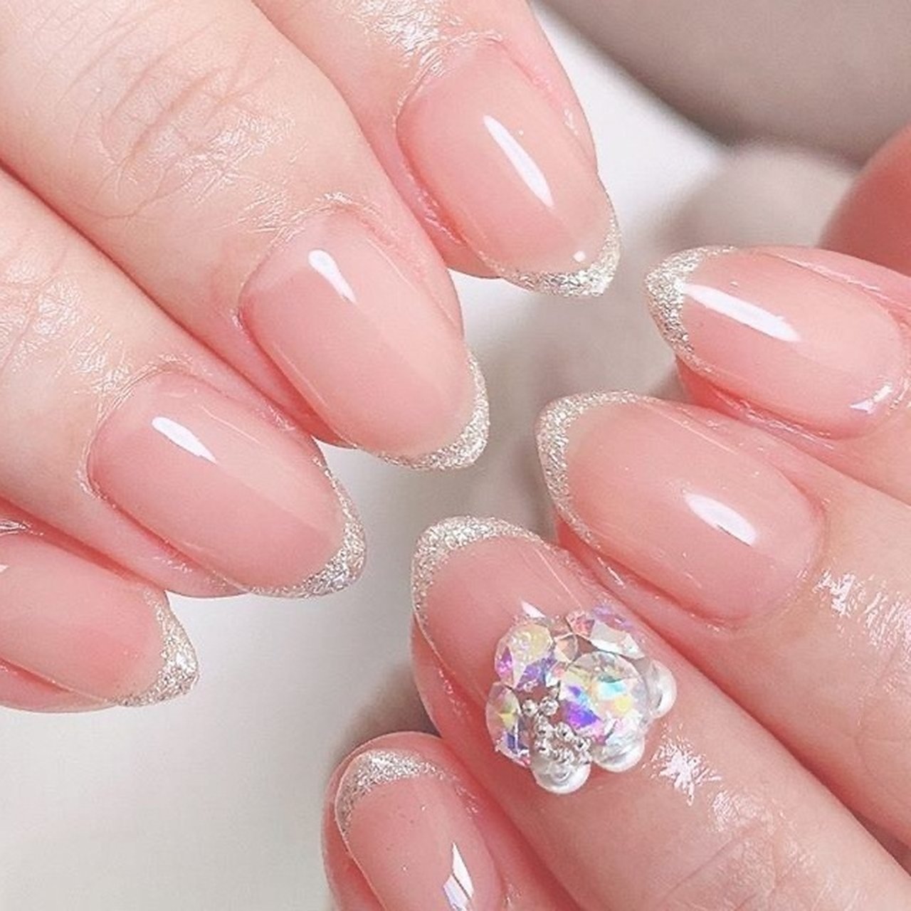 卒業式 入学式 ブライダル パーティー ハンド T Nailのネイルデザイン No ネイルブック