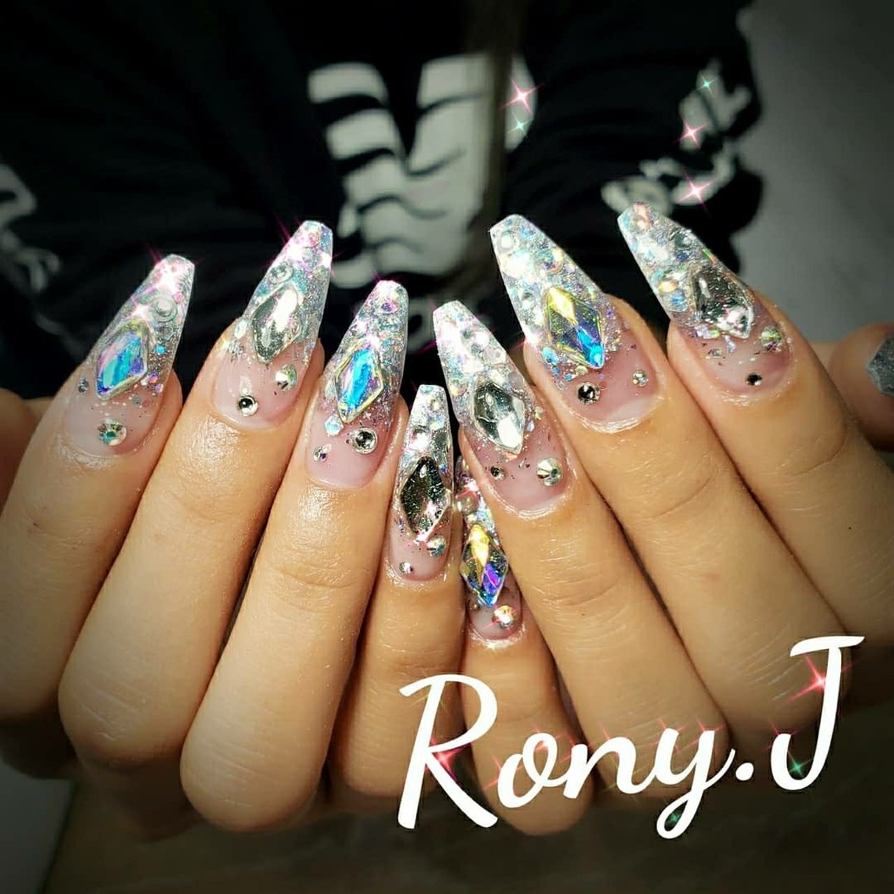 成人式 卒業式 ブライダル パーティー ハンド Rony Jayaのネイルデザイン No ネイルブック