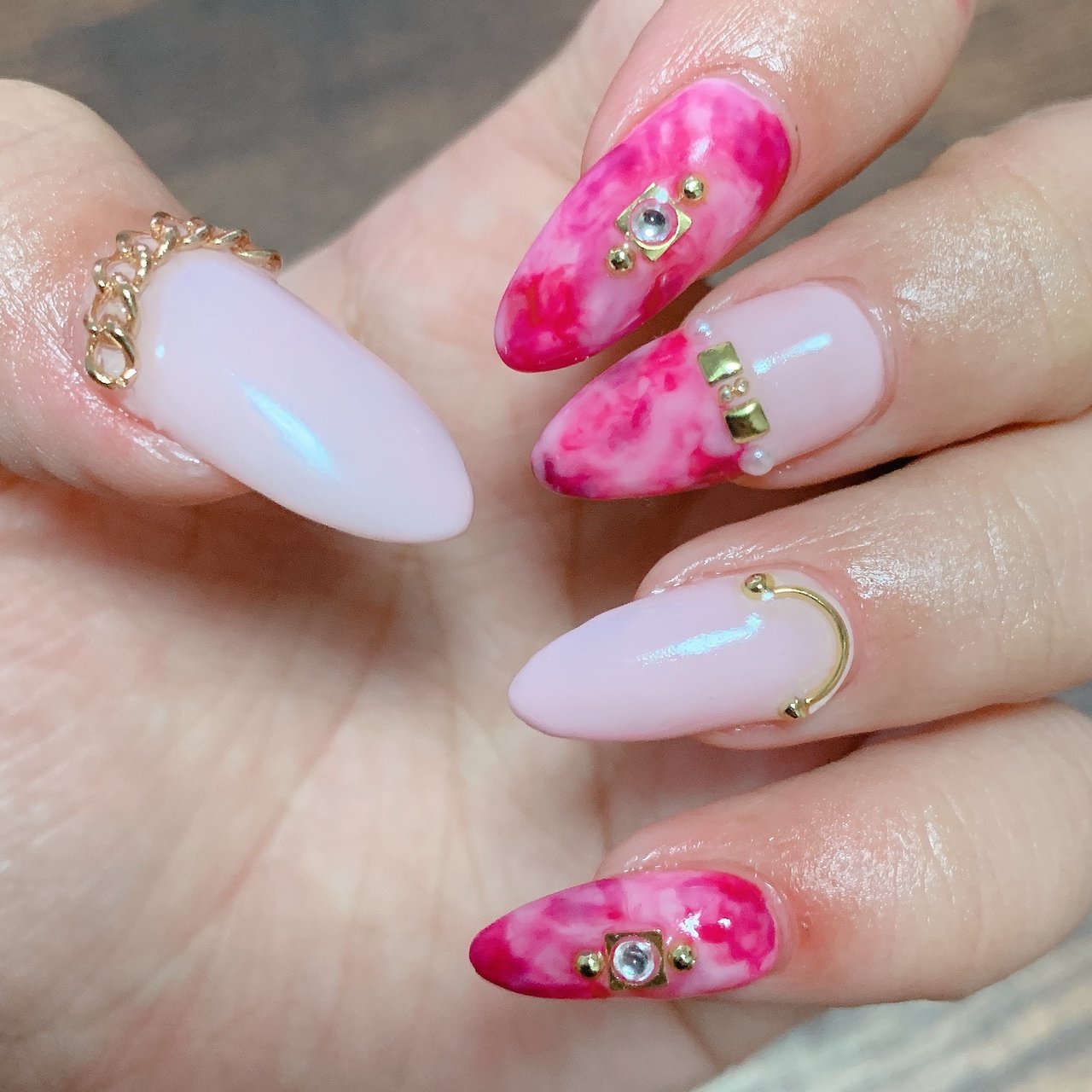 オールシーズン ハンド ワンカラー タイダイ ニュアンス Yaiyan セルフネイル記録 のネイルデザイン No ネイルブック