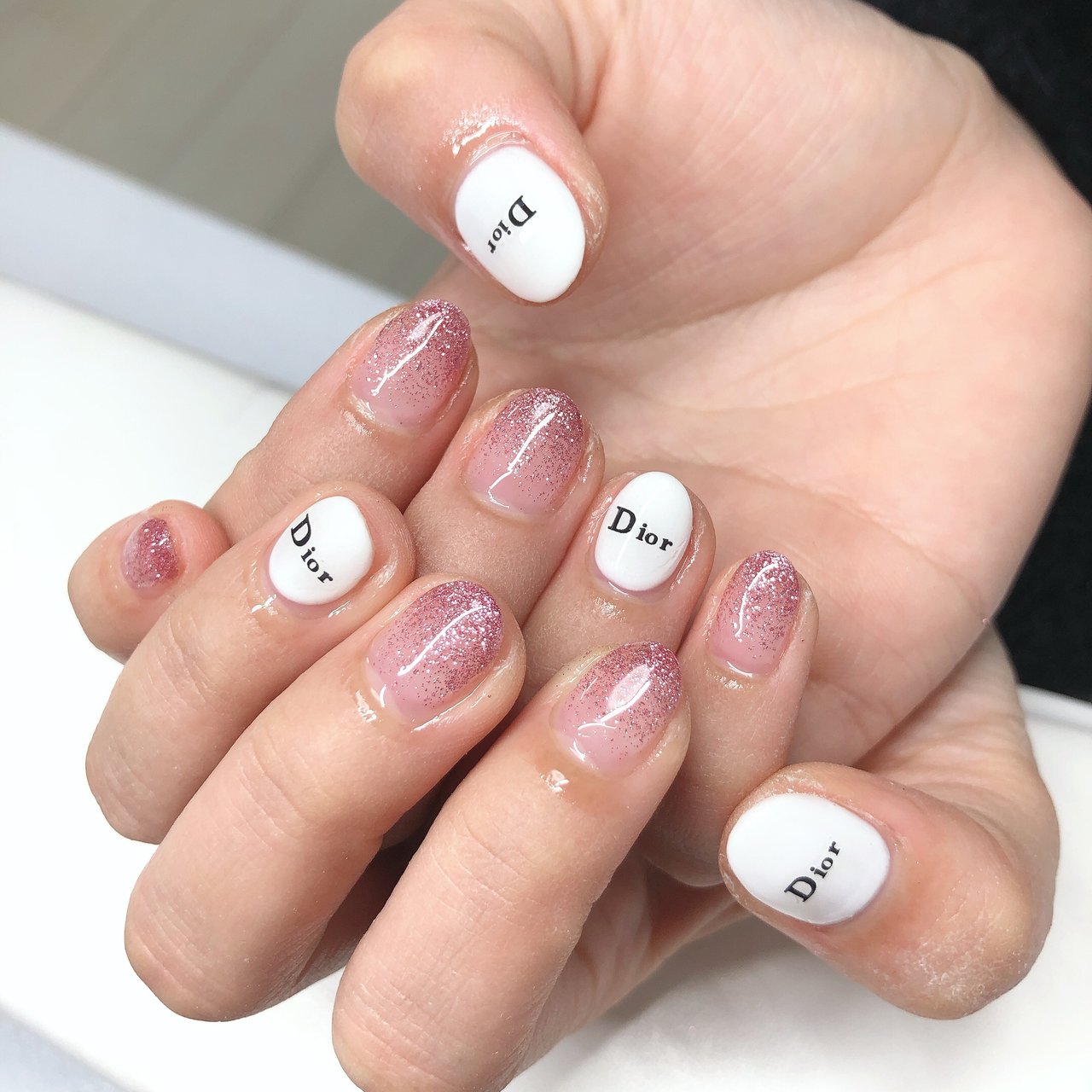 オールシーズン ハンド グラデーション ラメ ショート Nail Salon Jasmineのネイルデザイン No ネイルブック