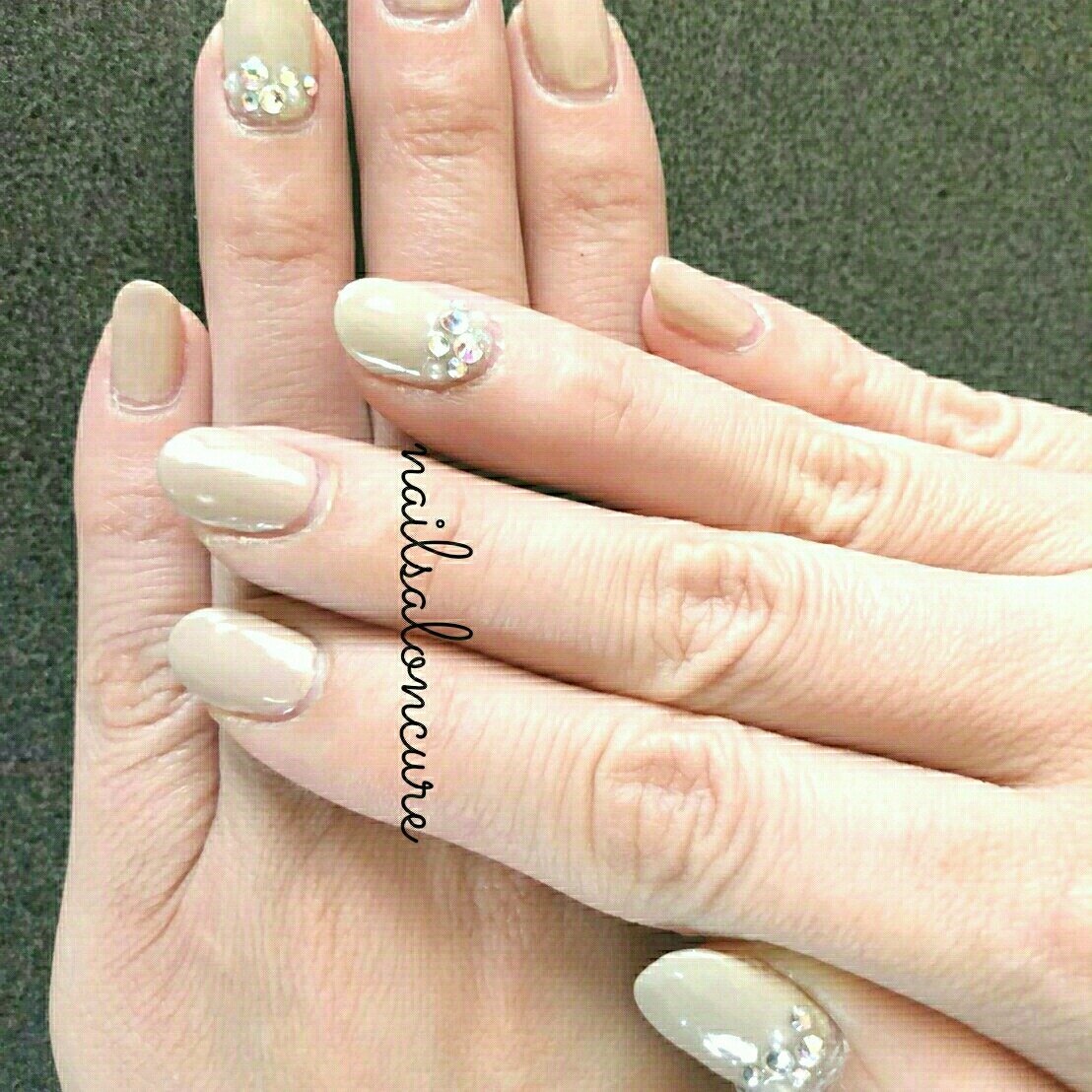 成人式 オフィス ブライダル ハンド ワンカラー Nailsaloncureのネイルデザイン No ネイルブック