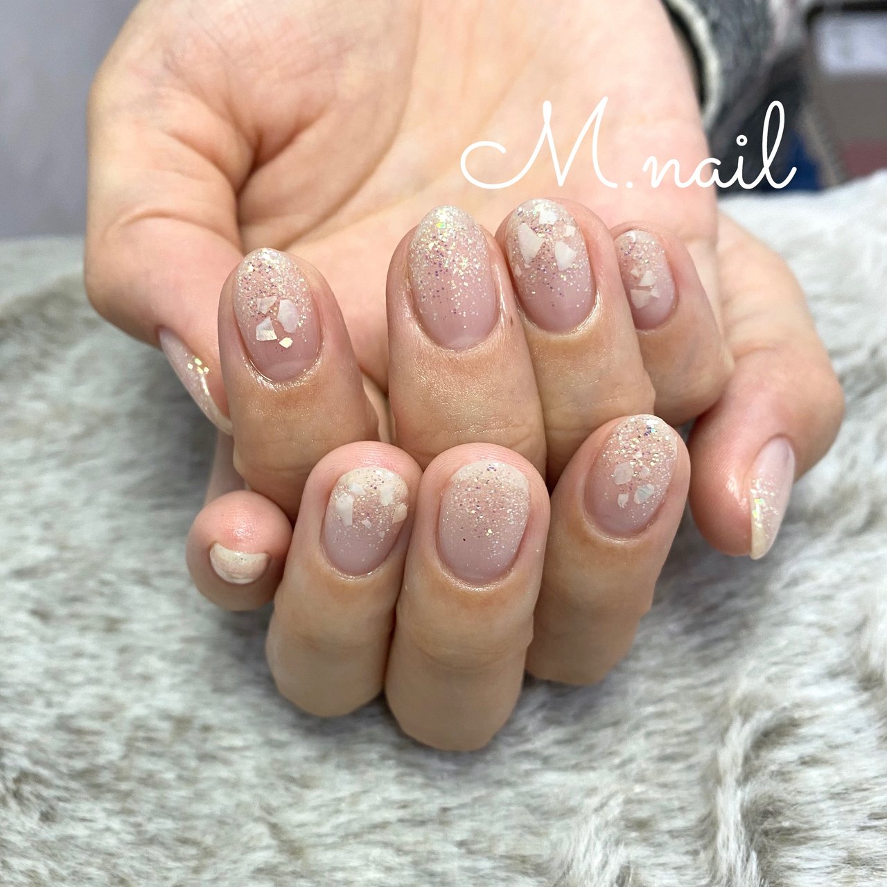 オールシーズン オフィス ブライダル パーティー ハンド M Nailのネイルデザイン No ネイルブック