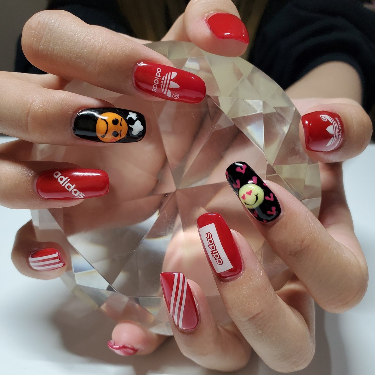 オールシーズン ハンド ワンカラー キャラクター 3d Nailsalon Moooiのネイルデザイン No ネイルブック