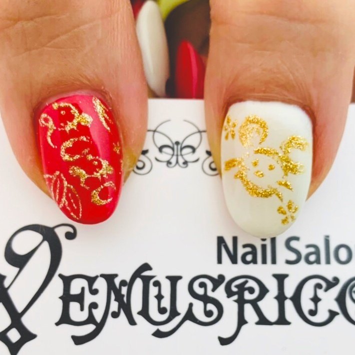 卒業式 パーティー 女子会 ハンド 和 Nailsalon Venusrico ウェヌスリコ のネイルデザイン No ネイル ブック