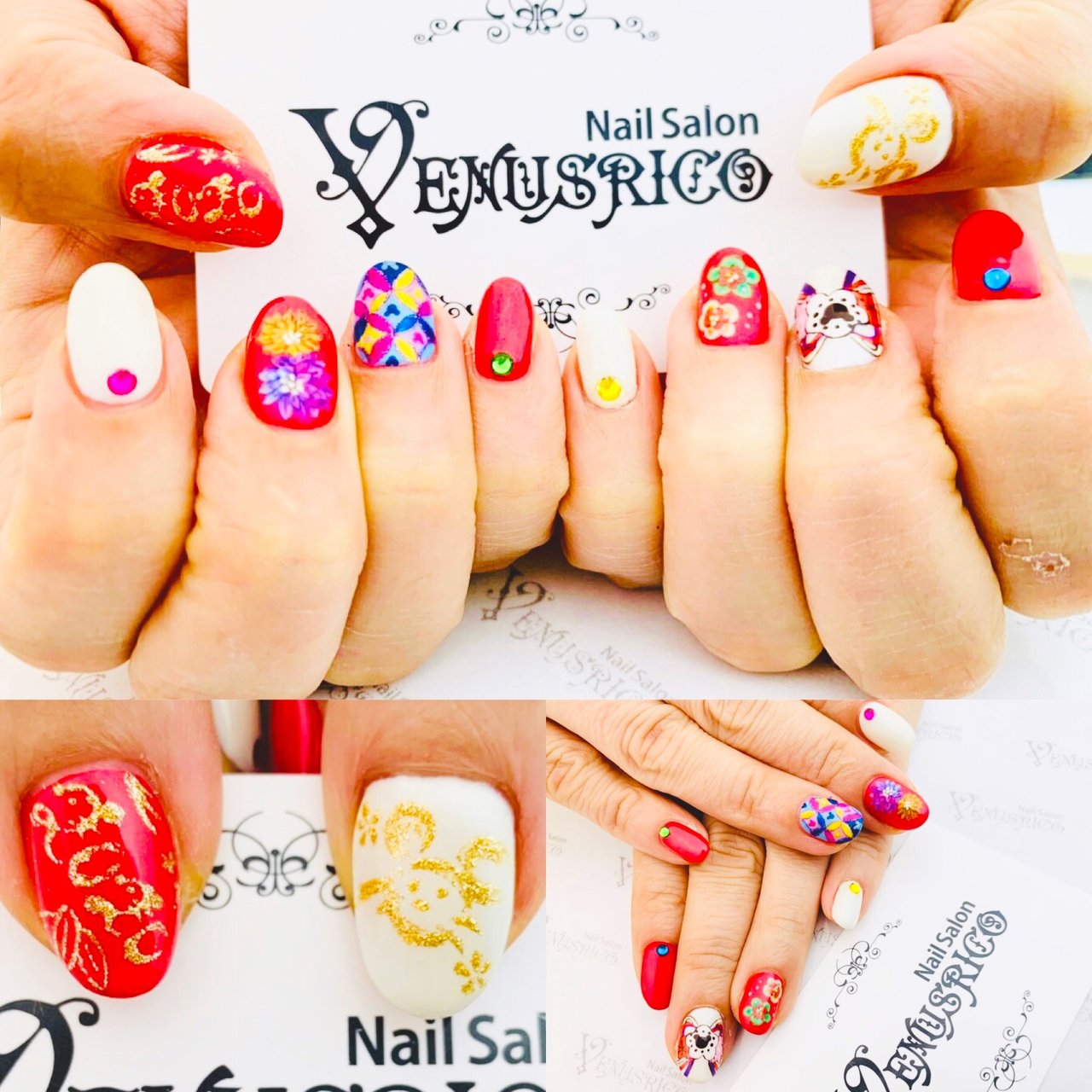 卒業式 パーティー 女子会 ハンド 和 Nailsalon Venusrico ウェヌスリコ のネイルデザイン No ネイル ブック