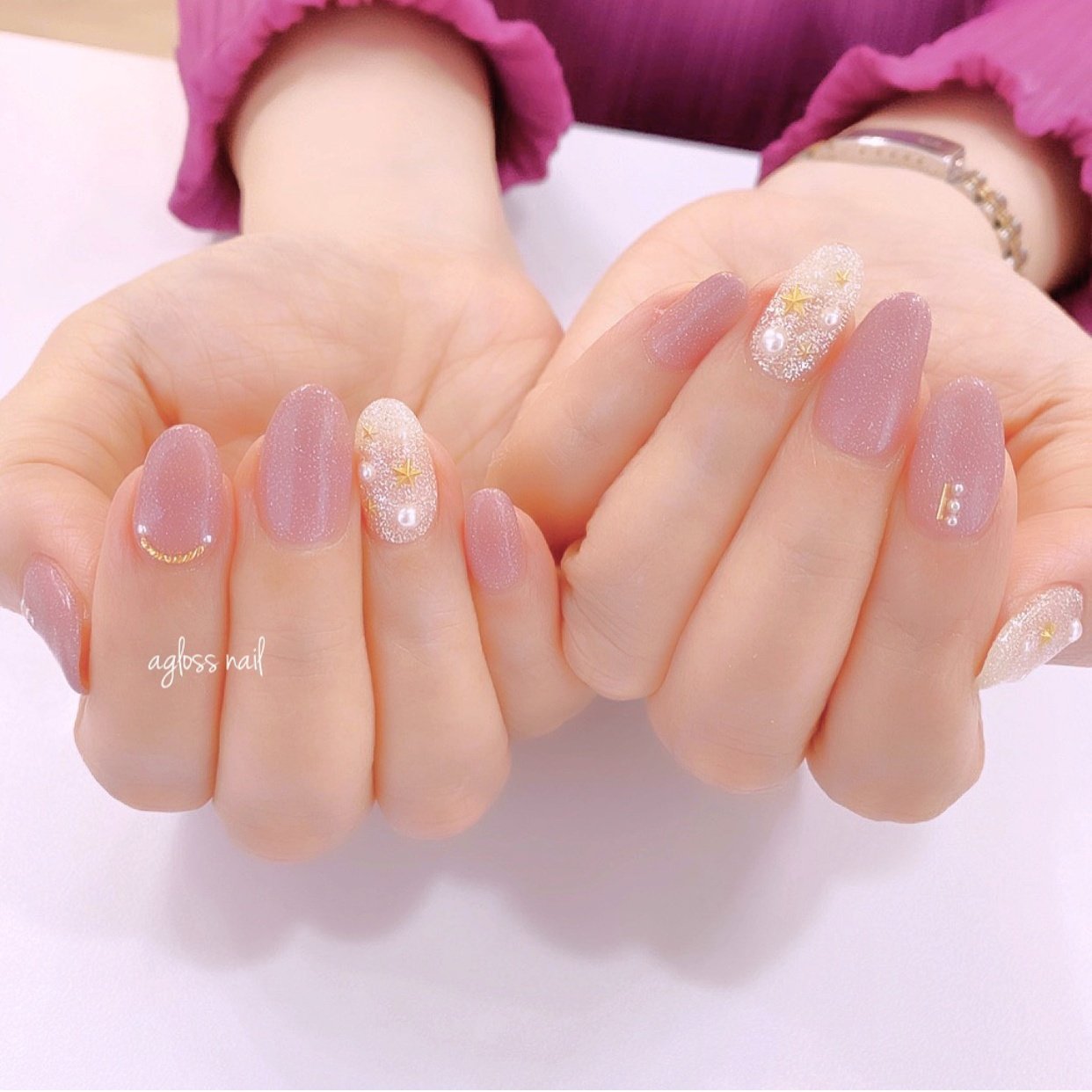 春 夏 秋 冬 ハンド Agloss Nailのネイルデザイン No ネイルブック