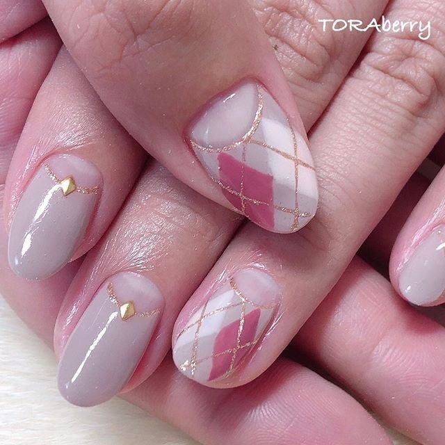 秋 冬 オフィス デート ハンド Toraberryのネイルデザイン No ネイルブック