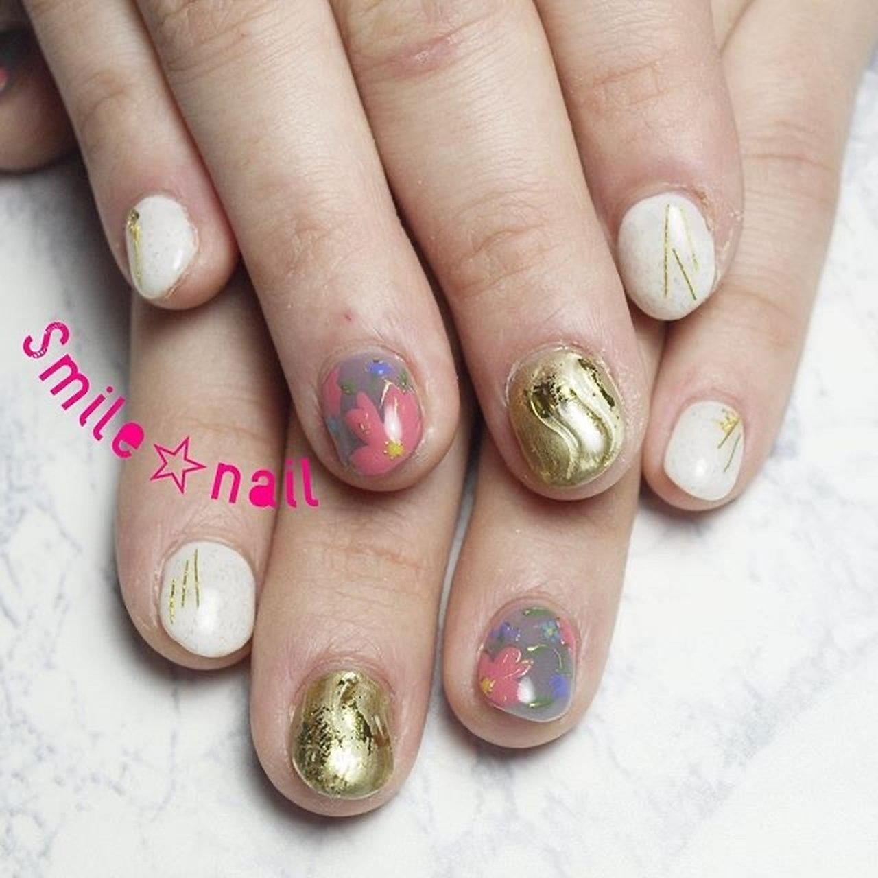 冬 お正月 成人式 卒業式 ハンド Smile Nailのネイルデザイン No ネイルブック