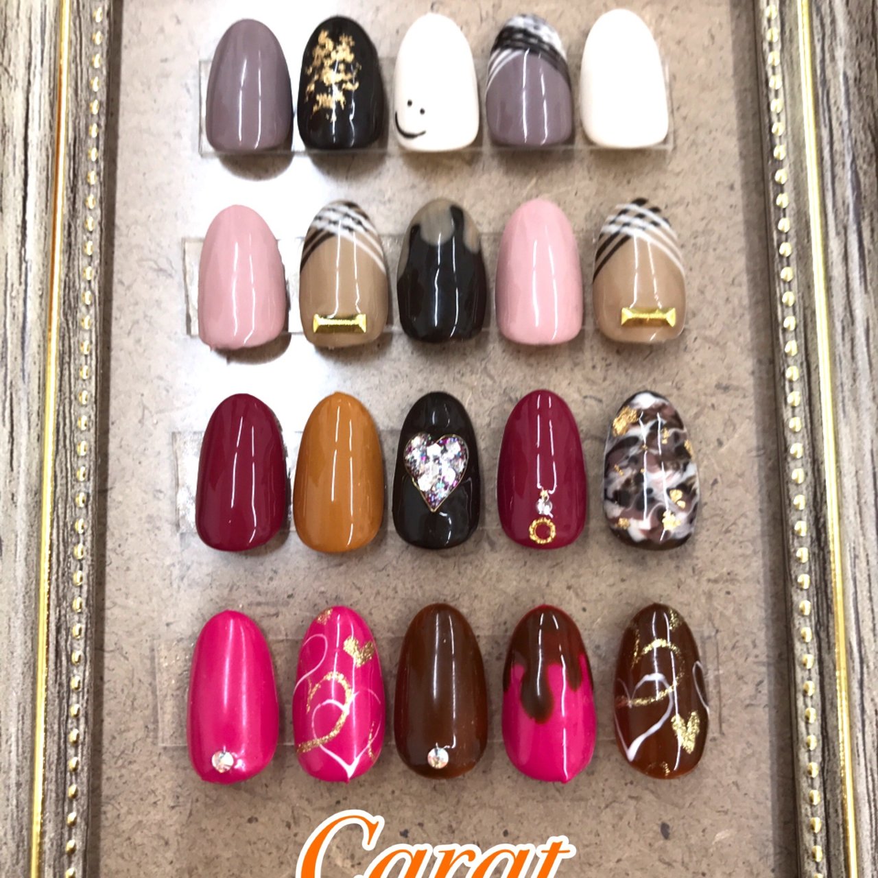 バレンタイン ハンド ジェル ネイルチップ Eyelash Nail Room Caratのネイルデザイン No ネイルブック