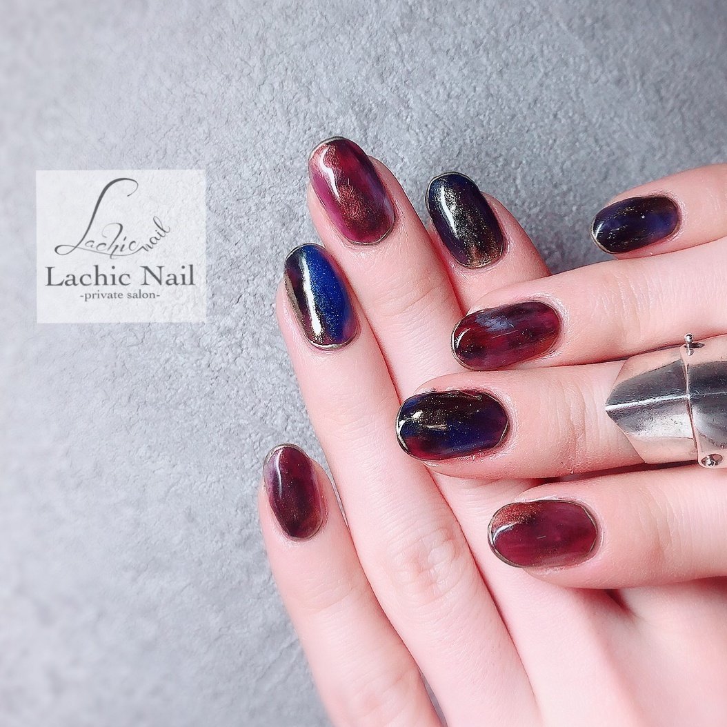 オールシーズン 海 リゾート ハンド シンプル Lachicnailのネイルデザイン No ネイルブック