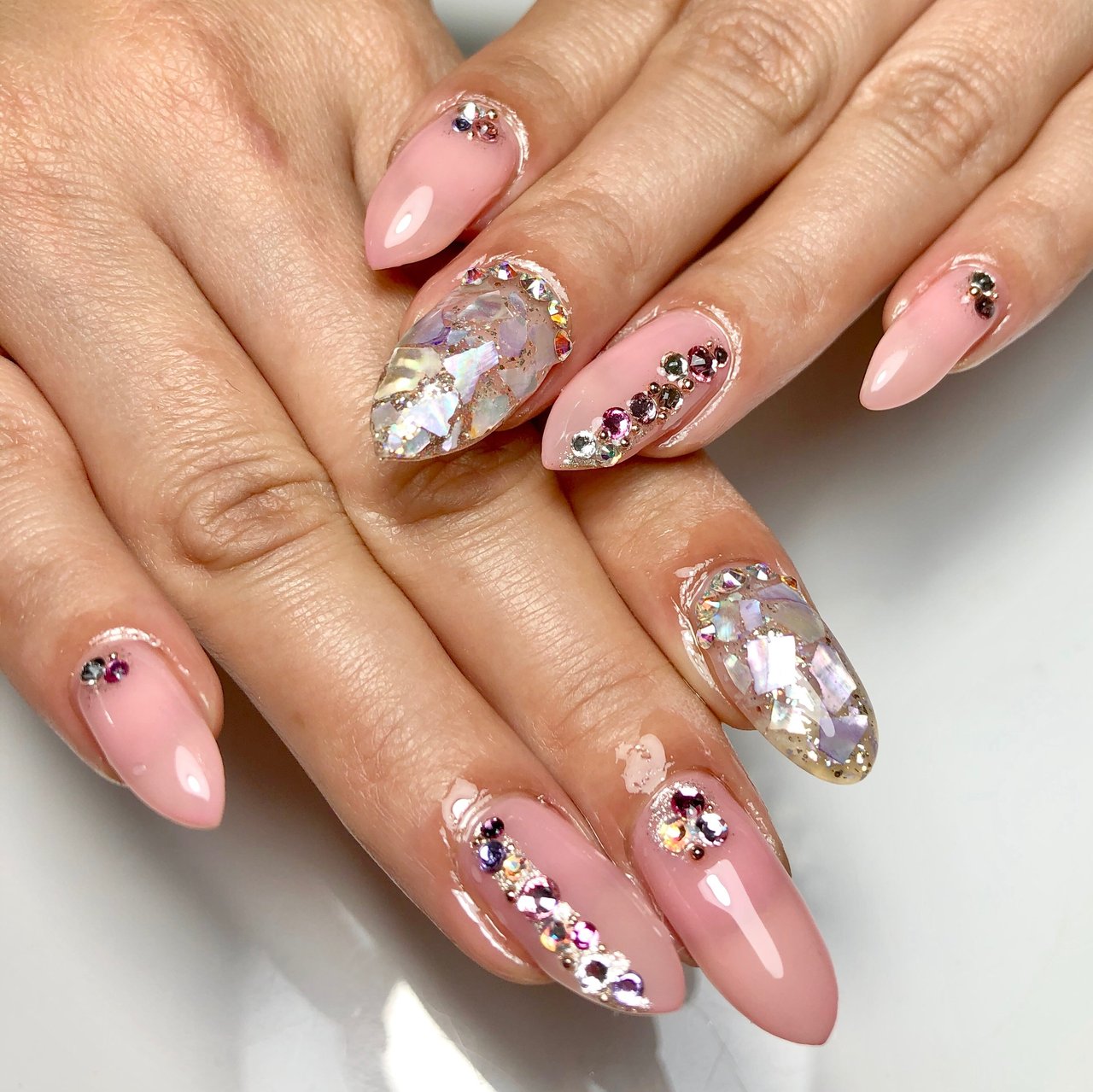 夏/オールシーズン/デート/女子会/ハンド - さやぷーのネイルデザイン