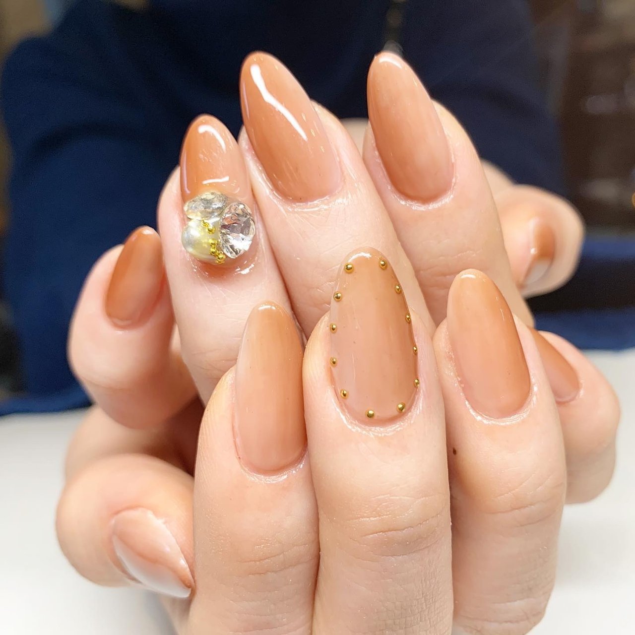 ベージュ ブラウン ジェル しょうこいいだgoodnailsのネイルデザイン No ネイルブック