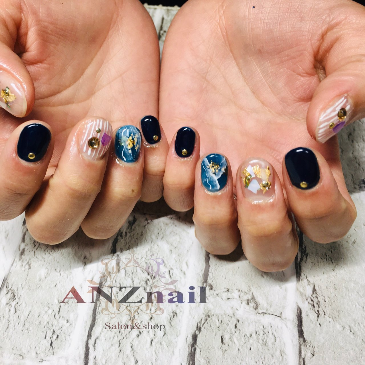 冬 オールシーズン パーティー 女子会 ハンド Anznail 旭川市ネイルサロン ネイリストあんず のネイルデザイン No ネイルブック