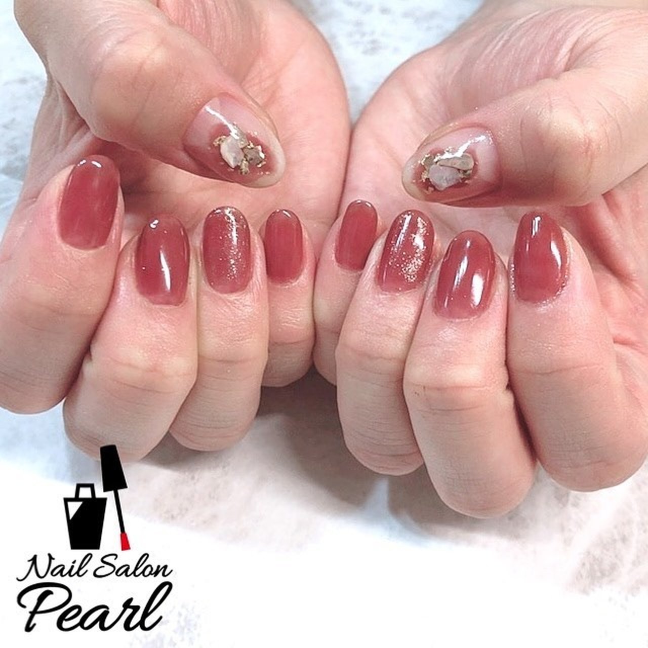 秋 冬 オフィス 女子会 ハンド 広島ネイルサロンパール パラジェル取扱店 のネイルデザイン No ネイルブック