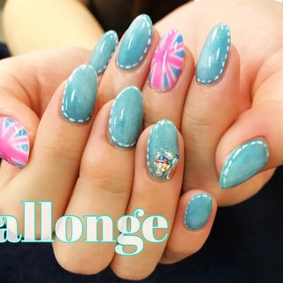 ユニオンジャックネイルのネイルデザイン ネイルブック