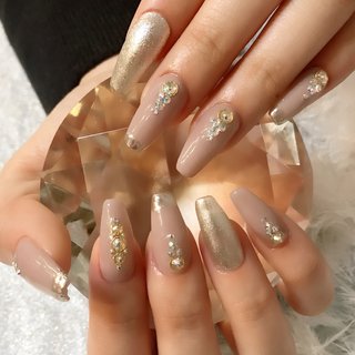 バレリーナ型のネイルデザイン ネイルブック