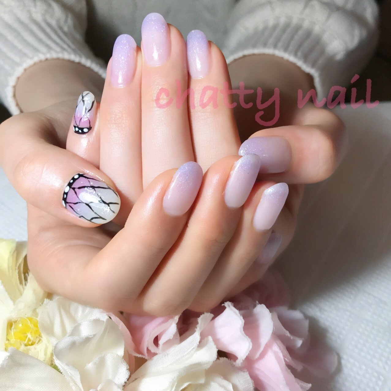 オールシーズン お正月 成人式 オフィス ハンド Chatty Nailのネイルデザイン No ネイルブック