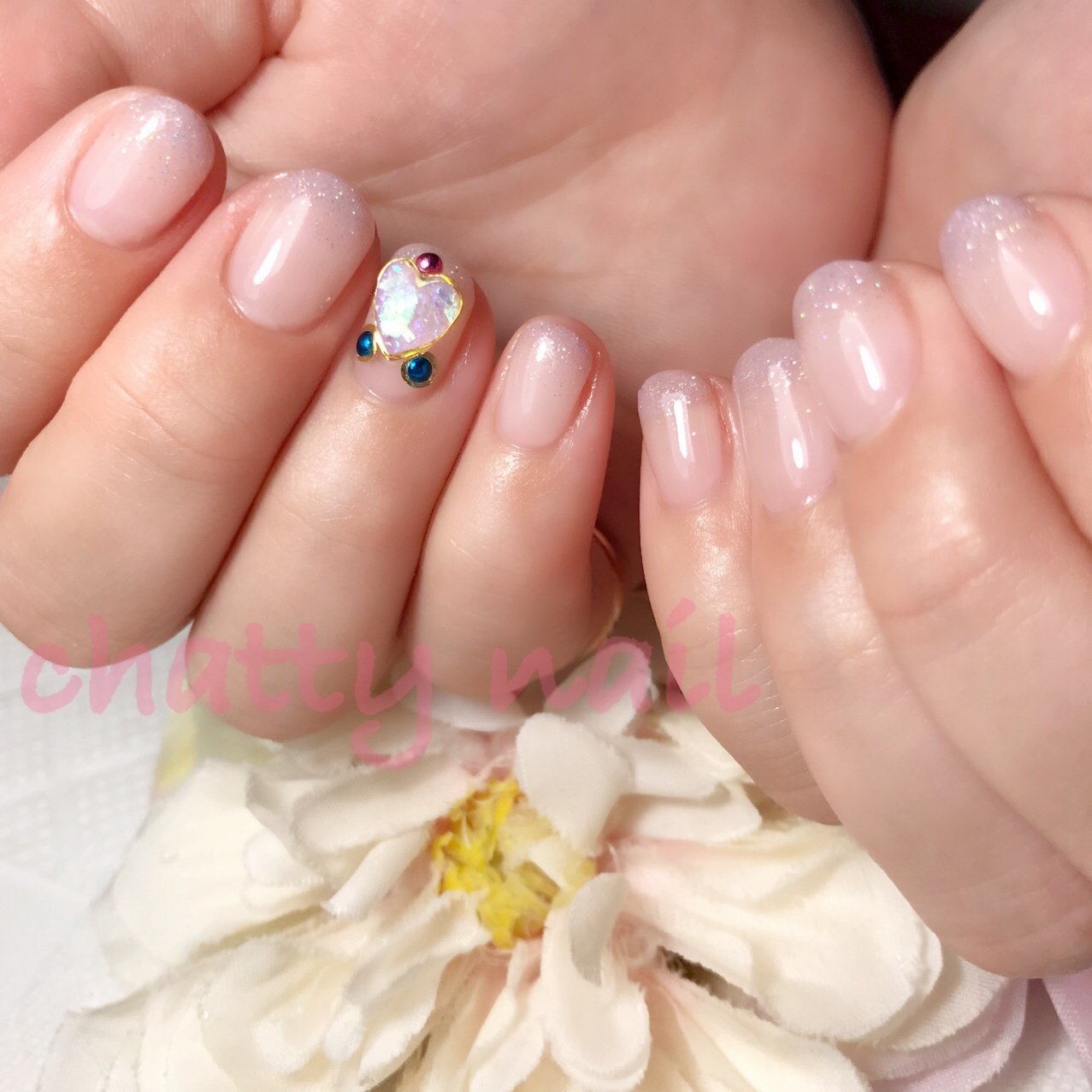 オールシーズン オフィス パーティー デート ハンド Chatty Nailのネイルデザイン No ネイルブック