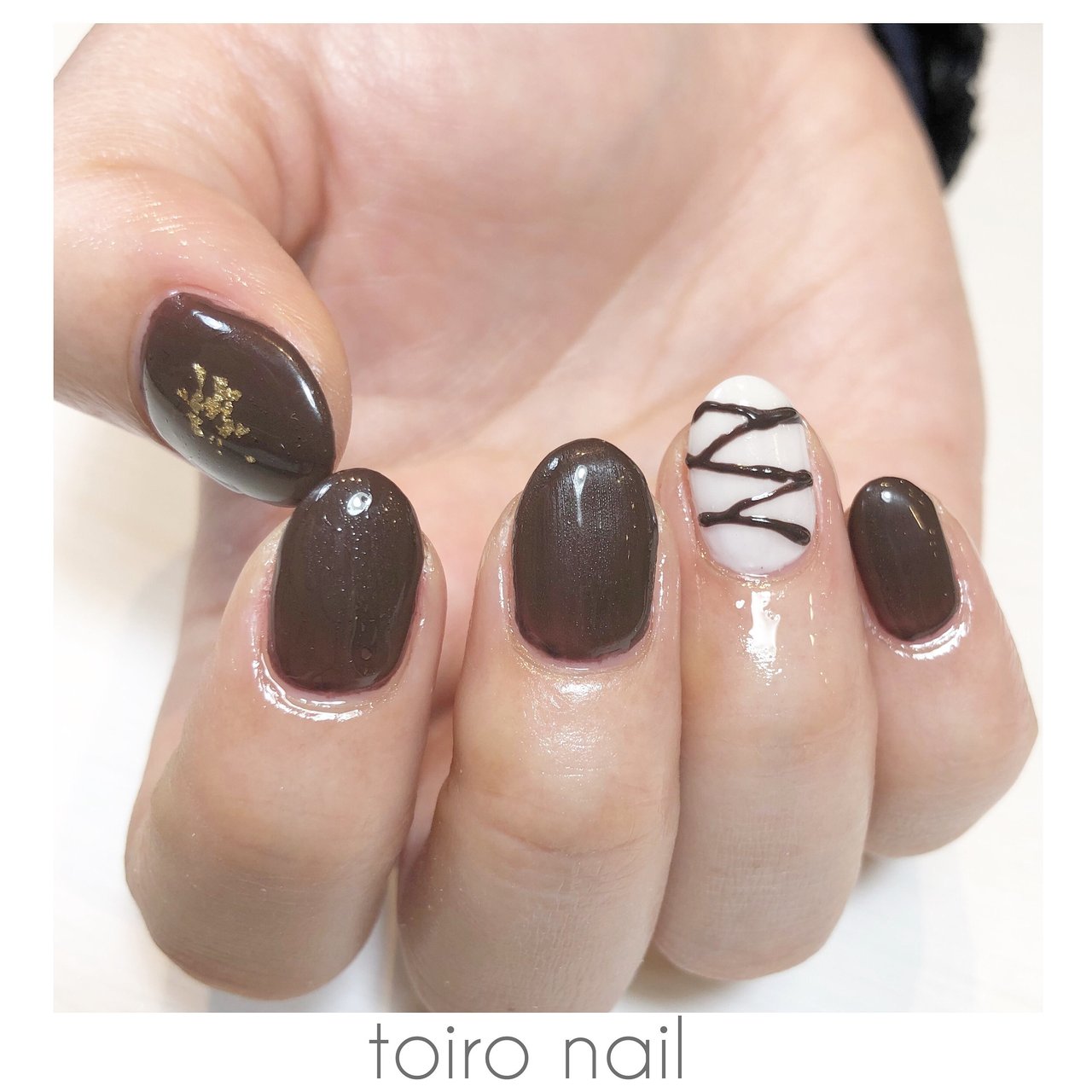 秋 冬 バレンタイン ハンド シンプル Toironail58のネイルデザイン No ネイルブック