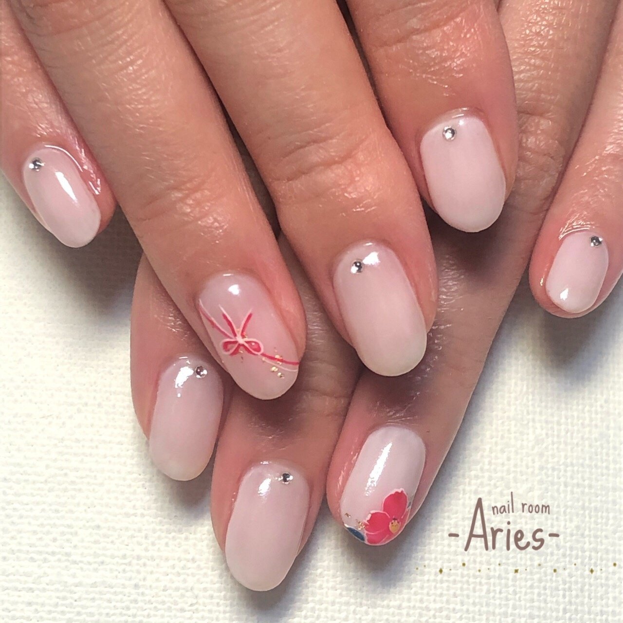 冬 オールシーズン お正月 成人式 シンプル Nail Room Aries ﾈｲﾙﾙｰﾑｴﾘｰｽﾞmaiのネイル デザイン No ネイルブック