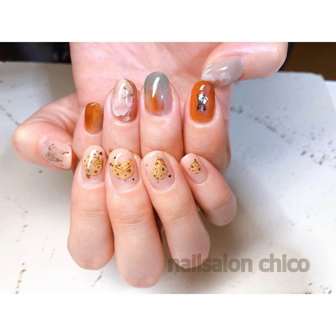 冬 旅行 デート 女子会 ハンド Nail Salon Chicoのネイルデザイン No ネイルブック