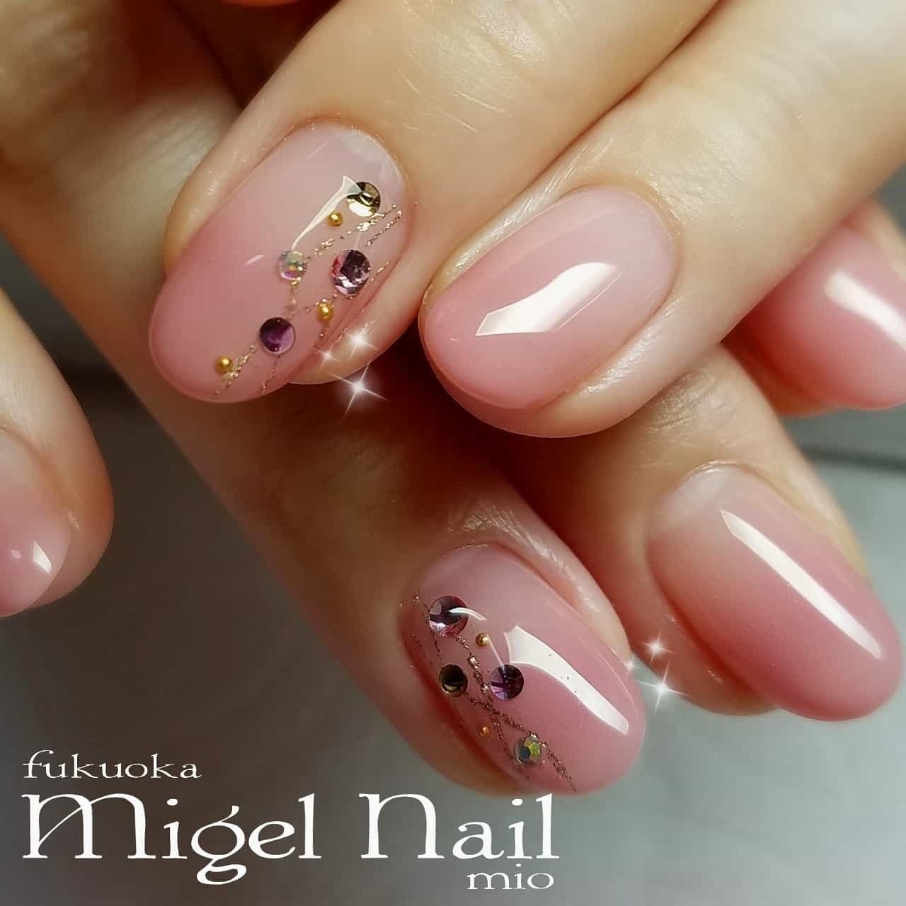 バレンタイン オフィス ブライダル パーティー ハンド Migel Nailのネイルデザイン No ネイルブック