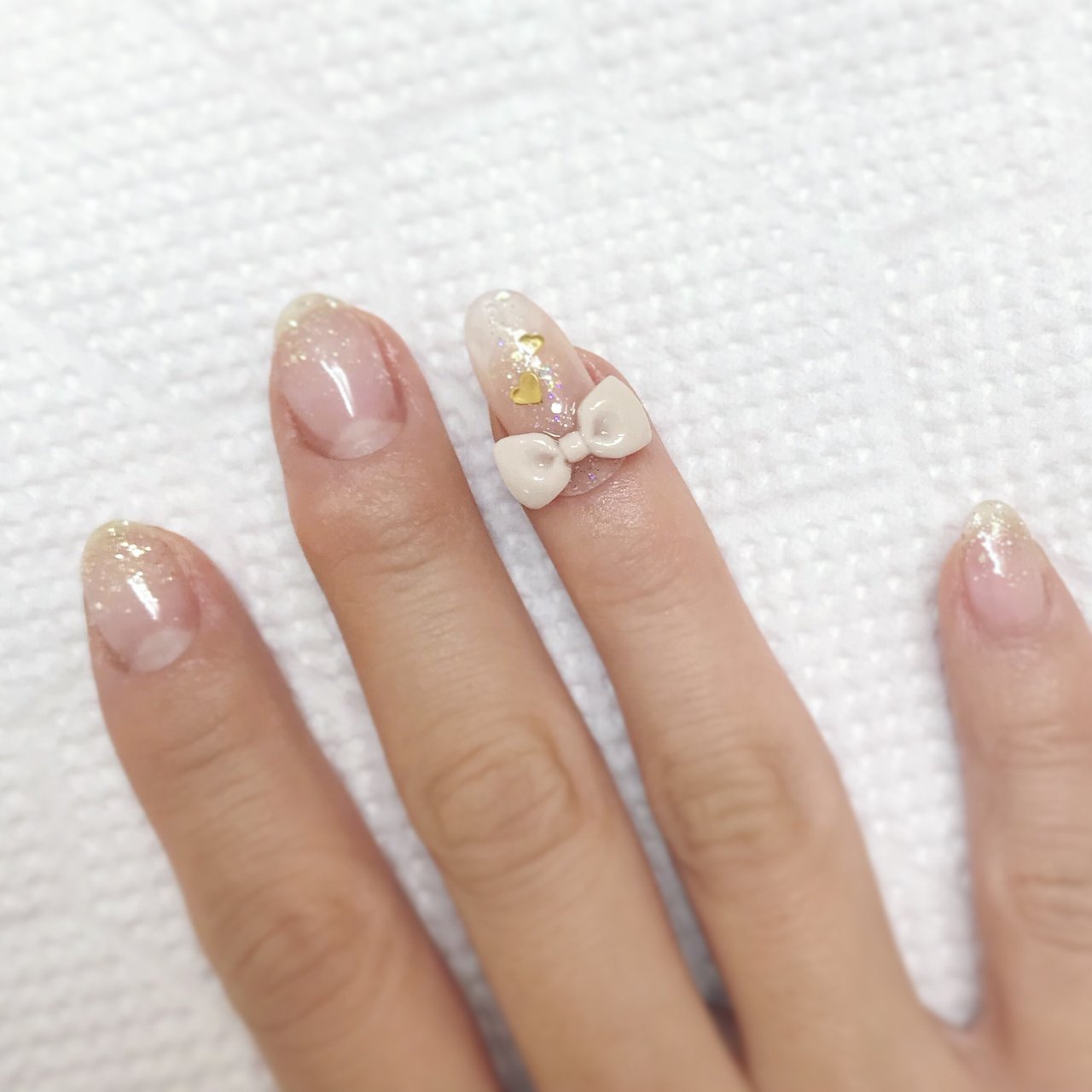 春 オールシーズン ハンド 3d リボン Nail Kajiのネイルデザイン No ネイルブック