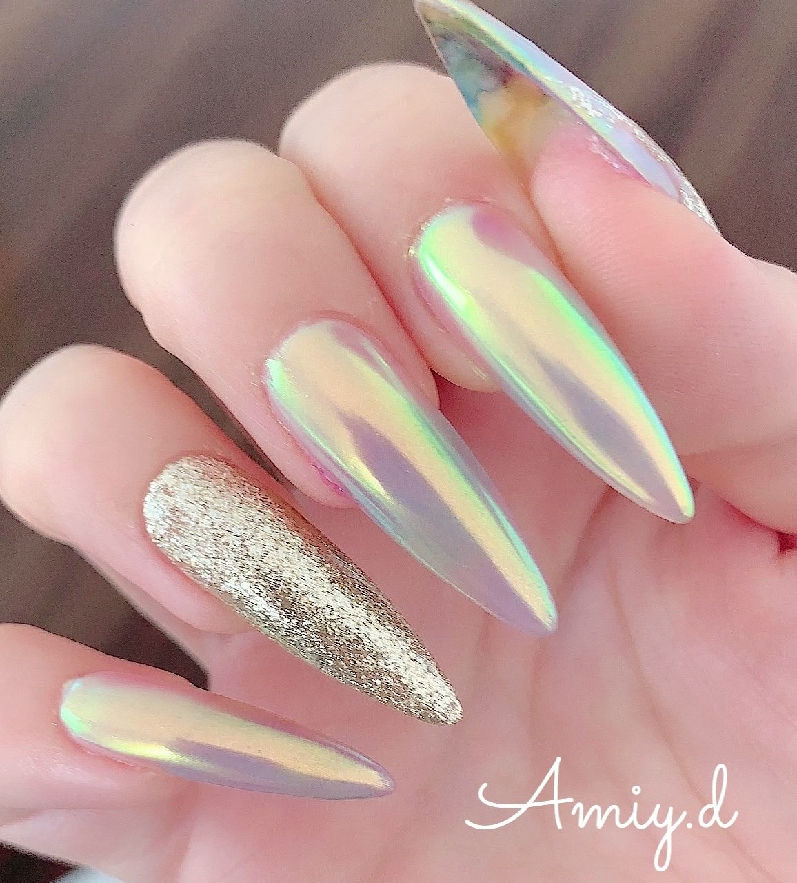 オールシーズン ブライダル パーティー 女子会 ハンド Amiy D Nailのネイルデザイン No ネイルブック