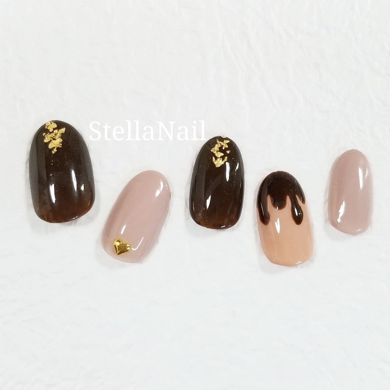 冬 バレンタイン ハンド スイーツ ジェル Stella Nailのネイルデザイン No ネイルブック