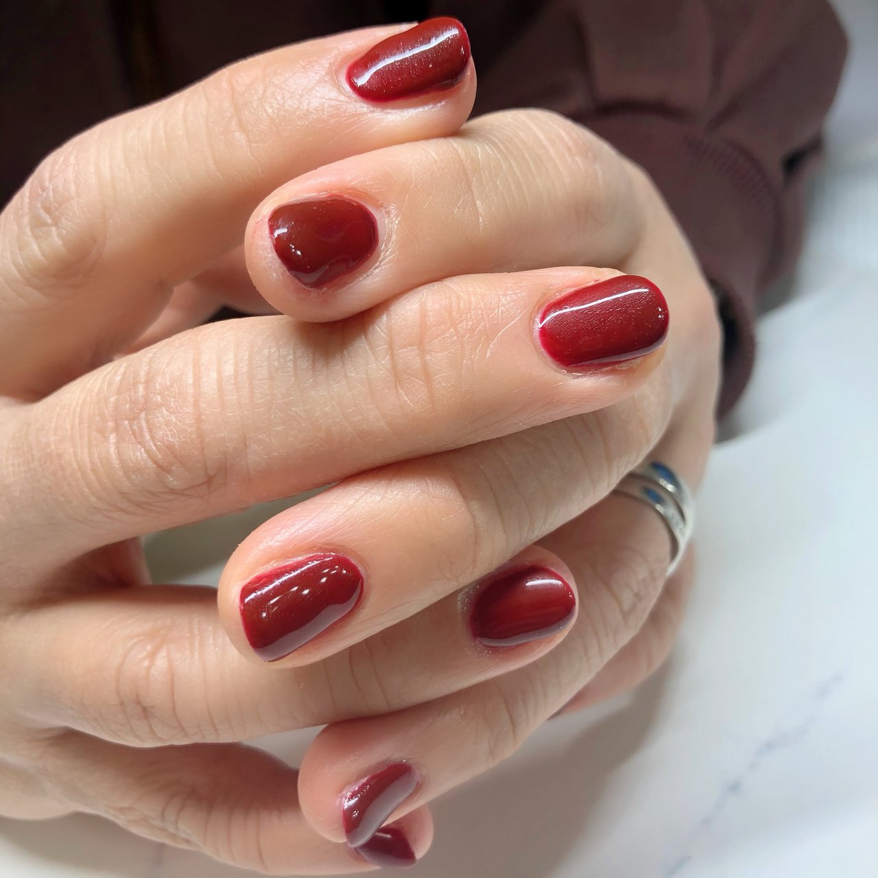 秋 冬 オールシーズン ハンド シンプル 石巻ネイルサロンeclatｴｸﾗのネイルデザイン No ネイルブック