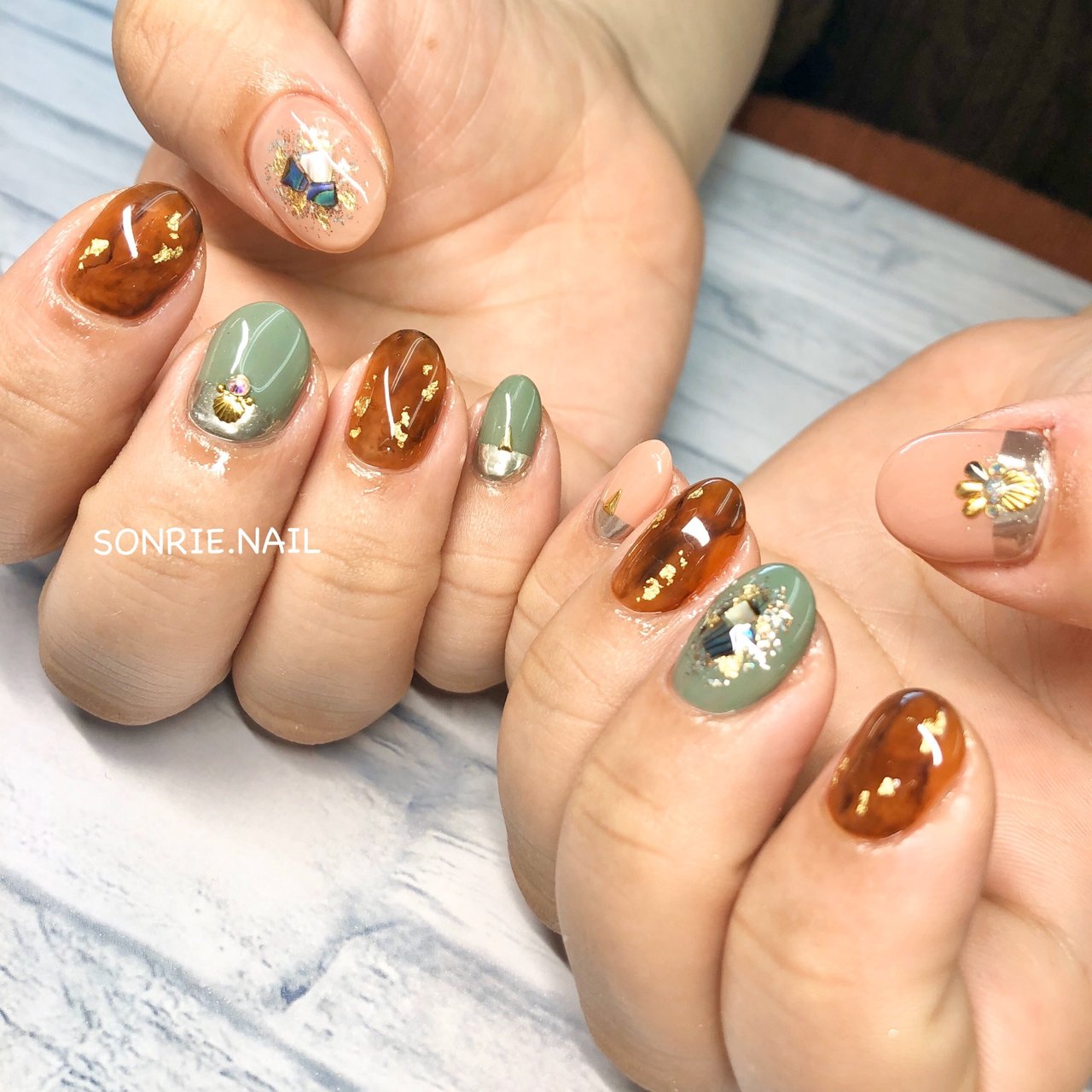 夏 冬 Sonrie Nailのネイルデザイン No ネイルブック