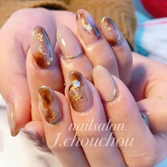 秋 冬 オフィス デート ハンド J Chou Chou Nailのネイルデザイン No ネイルブック