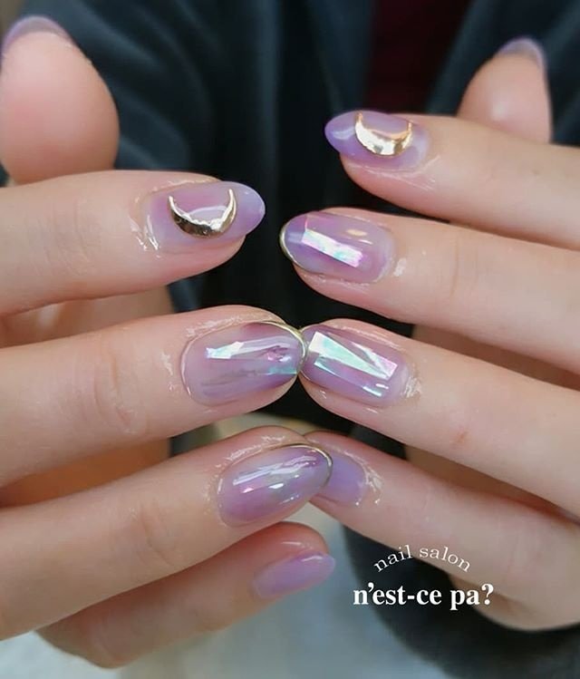 冬 オールシーズン ハンド グラデーション ニュアンス ネセパネイル Salon Schoolのネイルデザイン No ネイルブック