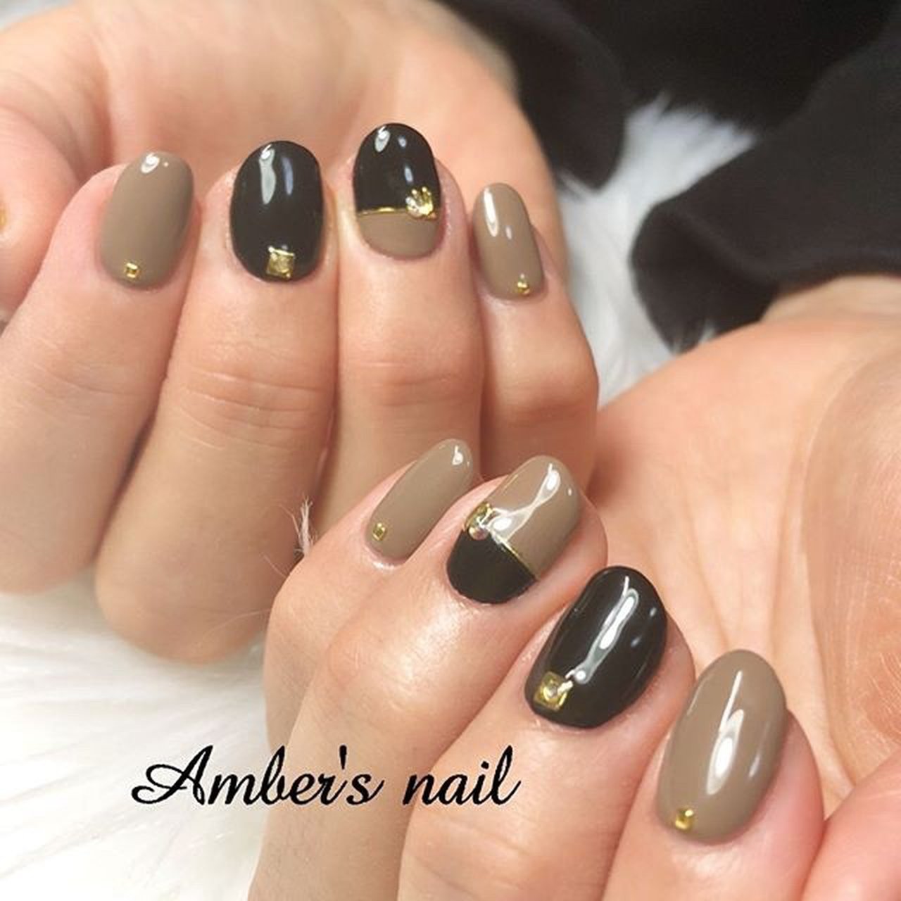 オールシーズン ライブ 女子会 ハンド バイカラー Amber S Nail アンバーズネイルのネイルデザイン No ネイルブック