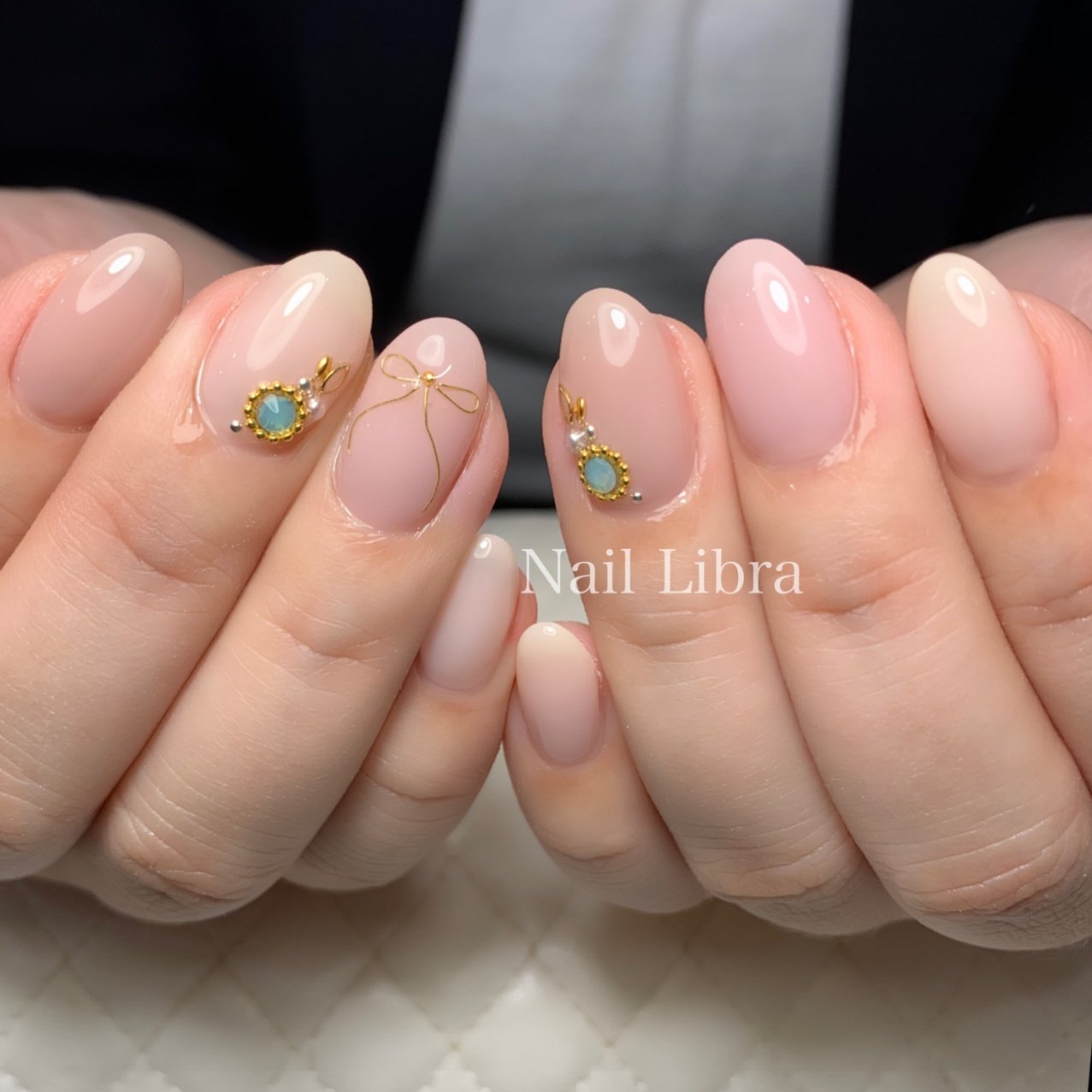 リボン ワイヤー ネイルリブラのネイルデザイン No 5015625 ネイルブック