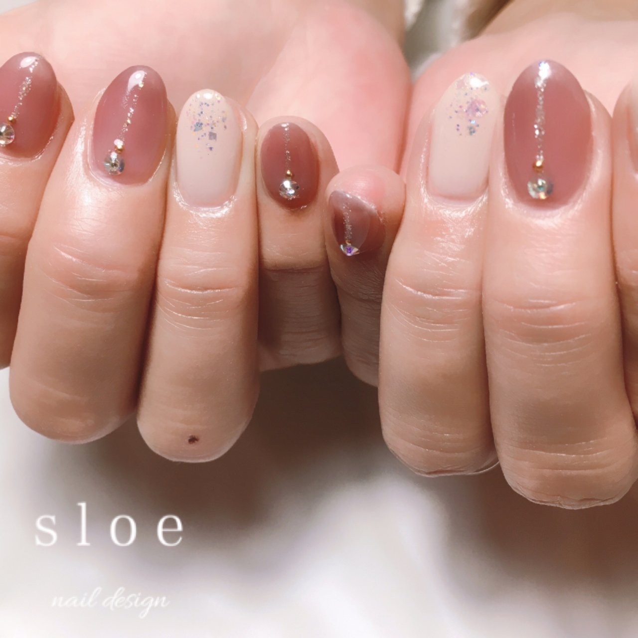 秋 冬 オールシーズン ハンド シンプル Sloe Nail Designのネイルデザイン No ネイルブック